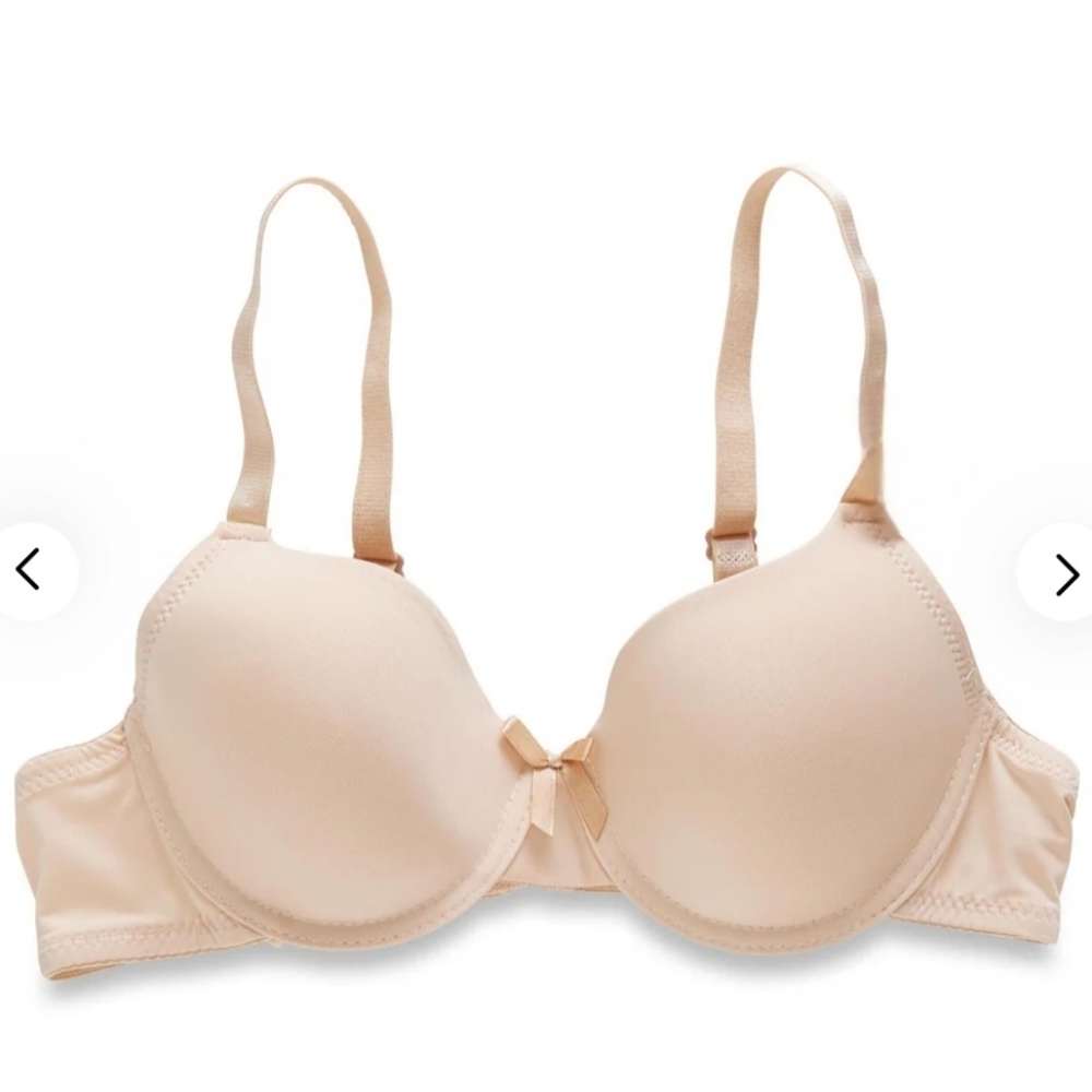 Carisma Everyday T-shirt Bra Nude 38D Demi Coverage Neutral Smooth